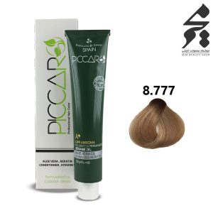 رنگ مو پیکارو شماره 8.777 حجم 120 میلی لیتر رنگ بلوند بیسکویتی روشن