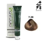 رنگ مو پیکارو شماره 7.38 حجم 120 میلی لیتر رنگ بلوند نسکافه ای روشن