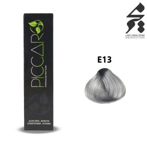 رنگ مو پیکارو شماره E13 حجم 120 میلی لیتر رنگ واریاسیون نقره ای