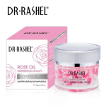 ژل کرم صورت روغن گل رز آبرسان دکتر راشل حجم50گرم DR.RASHEL Rose Oil Nutritious Vitality Glow Gel Cream