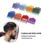 ست شانه رنگی ماشین اصلاح وال پک 8 عددی Wahl 8-Pack Color-Coded Cutting Guides - Image 3