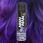 اسپری رنگ موقت موی نیشمن NlSH MAN مدل purple - Image 3
