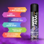 اسپری رنگ موقت موی نیشمن NlSH MAN مدل purple - Image 4