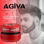 ژل واکس مو آگیوا agiva 05 قرمز مدل STYLING WAX - Image 5