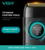 ست ۴عددی اصلاح مو همراه سشوار برند وی جی ار-VGR - Image 3