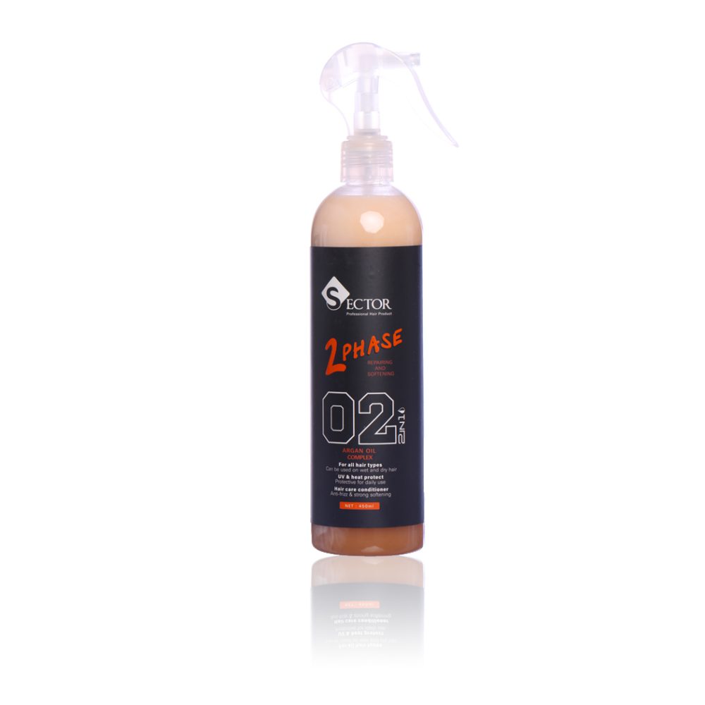 اسپری دوفاز مو سکتور آرگان 450 میل SECTOR