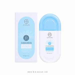 ضد آفتاب استلین SPF80 PA+++ با محافظت بالا در برابر اشعه UVA و UVB مناسب انواع پوست