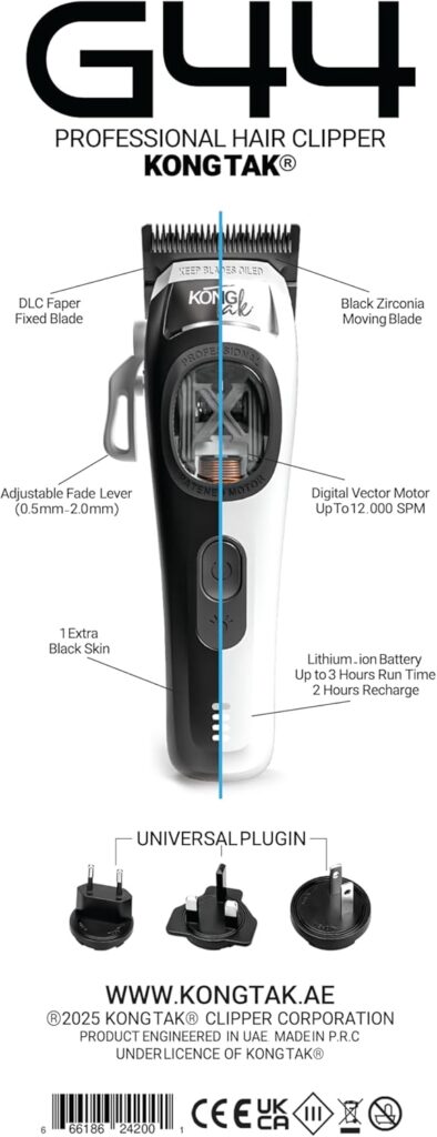 ماشین اصلاح کلیپر کنگ تک مدل Kong Tak G44 Professional Clipper