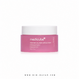 کرم PDRN Pink Collagen Capsule Cream مدی کیوب حاوی کلاژن و نیاسینامید برای آبرسانی و جوانسازی پوست