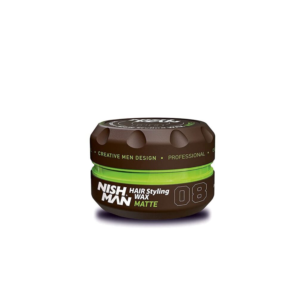 ژل واکس مو حالت دهنده نیشمن (Nishman) مدل Matte شماره 08