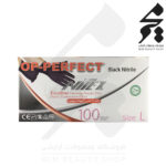 دستکش Op-Perfect بدون پودر سایز متوسط (L) رنگ مشکی 100 عددی