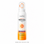 اسپری ضد آفتاب ویتامین C سادور SPF50 مناسب محافظت از پوست در برابر اشعه UVA و UVB با خاصیت روشن کنندگی و آبرسانی پوست